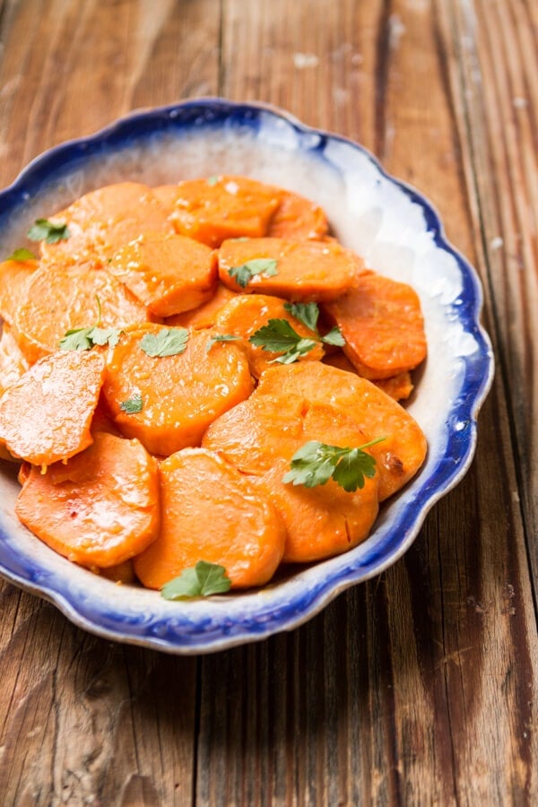 Orange Glazed Sweet Potatoes Oh Sweet Basil