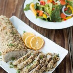 The only moist pork tenderloin, herb crusted pork tenderloin ohsweetbasil.com