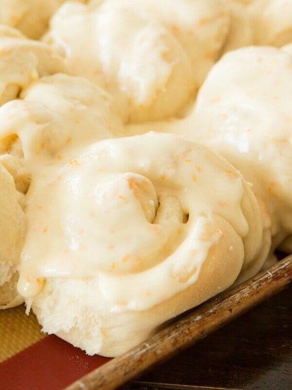 Our favorite recipe for perfectly fluffy orange rolls! ohsweetbasil.com