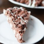 Rocky Road Chocolate Pizza, it's easy and comes together in less than 10 minutes! ohsweetbasil.com