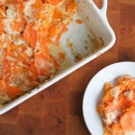 Sweet Potato and Butternut Squash Gratin ohsweetbasil.com
