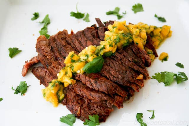 Grilled Flank Steak with Mango ChimiChurri Image