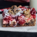 Cherry Chocolate Chip Cookie Bars