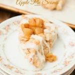 Brown Butter Glazed Apple Pie Scones. Surprisingly one of my husband's favorite breakfasts! ohsweetbasil.com