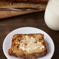 Holy deliciousness! Snickerdoodle Banana Bread-!! ohsweetbasil.com-3