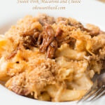 Tried this last week and we fell in love with it! Sweet Pork Macaroni and Cheese at ohsweetbasil.com