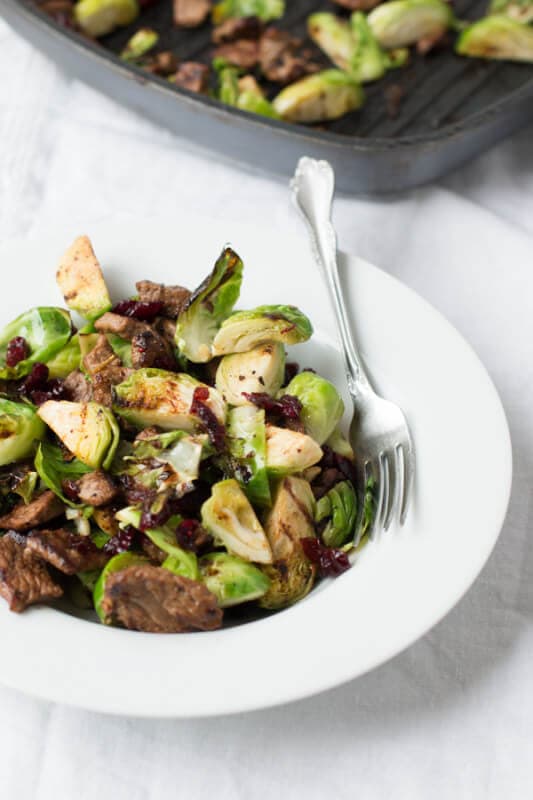 Steak and Brussel Sprouts Oh Sweet Basil