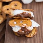 pretzel crisps reese's s'more for salty, sweet, gooey deliciousness! ohsweetbasil.com