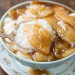 bananas foster rice pudding ohsweetbasil.com
