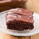 fudge brownies made in the blender! ohsweetbasil.com