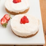 The creamiest no bake churro style cheesecakes! ohsweetbasil.com