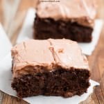 Sinful and Easy Chocolate Banana Cake with Chocolate Cream Cheese Frosting ohsweetbasil.com