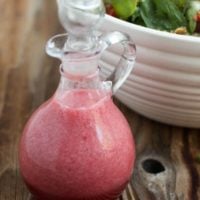 Pomegranate Raspberry Dressing ohsweetbasil.com