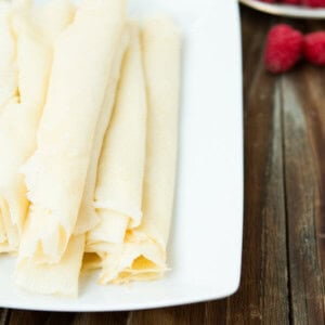 Easy Blender Crepes ohsweetbasil.com