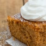 Pumpkin Pie Cake that anyone can make ohsweetbasil.com