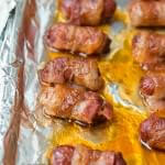 The best recipe for bacon wrapped smokies ohsweetbasil.com