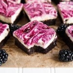 Blackberry cheesecake brownies that will have everyone begging for seconds