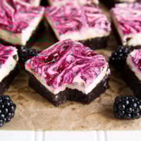 Blackberry cheesecake brownies that will have everyone begging for seconds