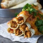 Cheesy Spicy Chicken Flautas