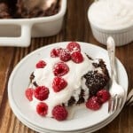 Hot Fudge Cake with that gooey bottom (sometimes called chocolate pudding cake) ohsweetbasil.com