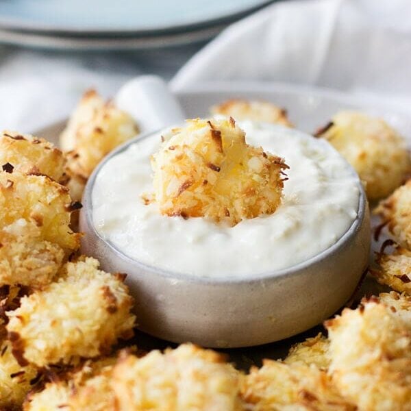 Baked Coconut Shrimp with Tropical Dipping Sauce Oh Sweet Basil