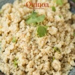Cilantro Lime Quinoa ohsweetbasil.com