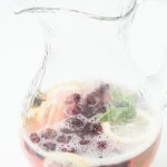 Sparkling blackberry lemonade for these final, hot summer days ohsweetbasil.com