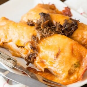 Easy shredded beef enchiladas ohsweetbasil.com
