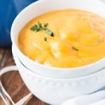 Creamy Roasted Butternut Squash Soup with 2 Secret Ingredients and Tortellini ohsweetbasil.com