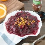 orange spiced cranberry sauce that's the best cranberry sauce ever and it only takes 15 minutes! ohsweetbasil.com