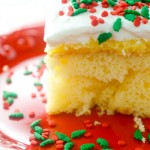 Eggnog Poke Cake