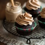 Milk Chocolate Cupcakes ohsweetbasil.com