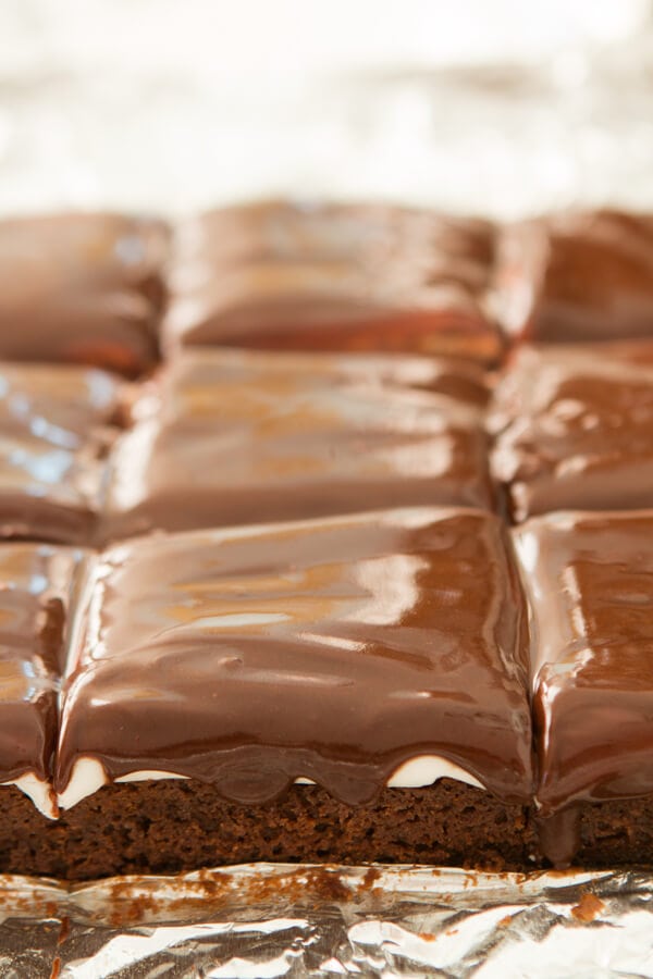 Peppermint Patty Brownies ohsweetbasil.com