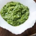 Cilantro Pesto in 5 minutes ohsweetbasil.com