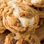 Reese's Marshmallow Peanut Butter Cookies ohsweetbasil.com