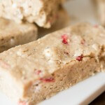 strawberries and cream dairy free protein bars ohsweetbasil.com