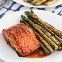 Sweet and Spicy Orange Salmon is a family favorite with an easy and flavorful sauce. Takes 45 minutes (including time to marinate)!