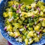 Chimichurri is great over steak or really any meat as it's almost like a salsa. We make a 5 minute pineapple chimichurri with cilantro that is amazing! ohsweetbasil.com