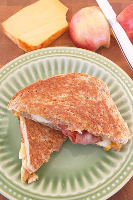 Bacon, Apple and Applewood Cheddar Grilled Cheese