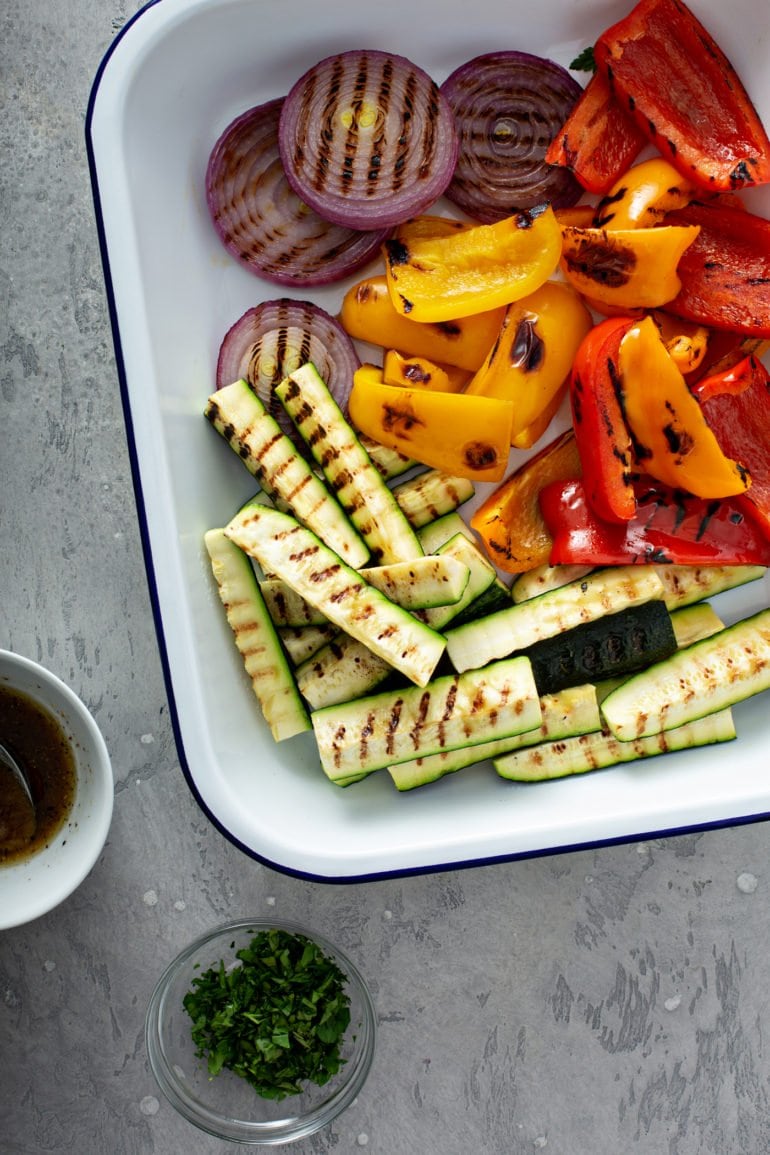Balsamic Vinaigrette Grilled Vegetables Oh Sweet Basil