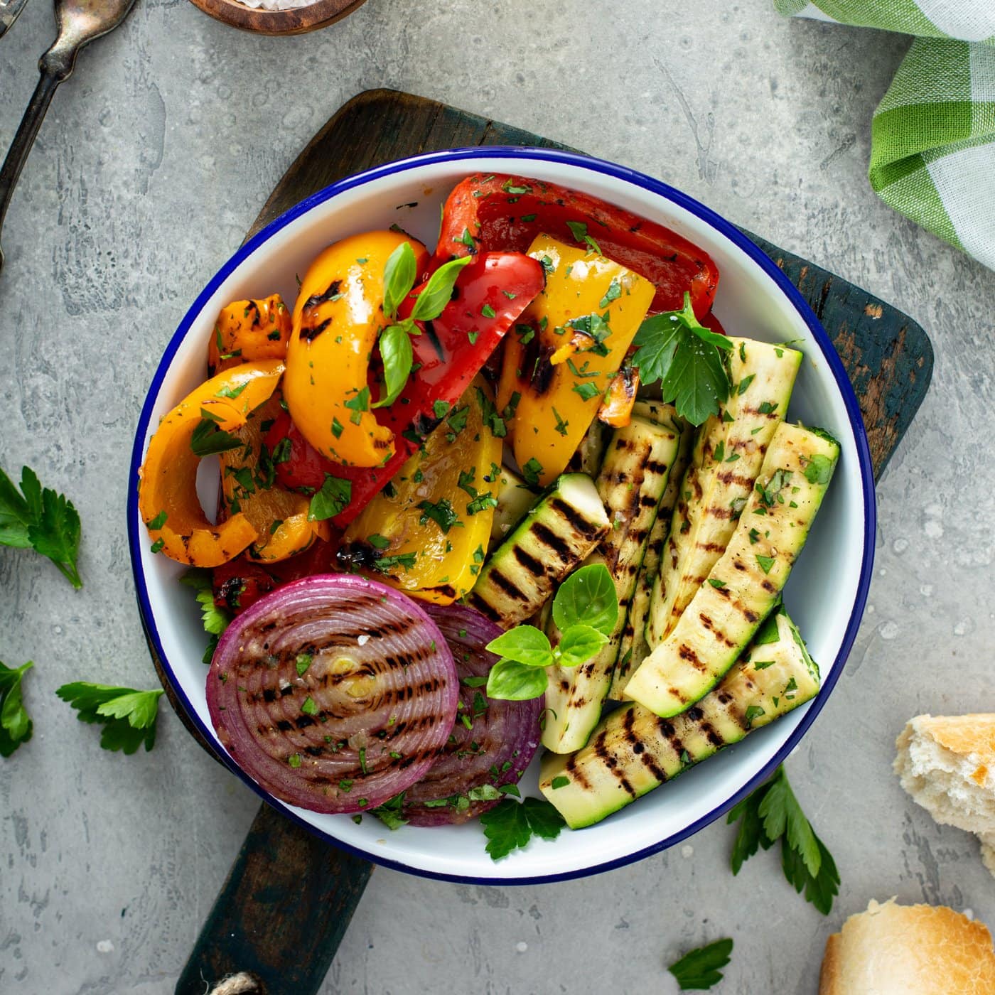 Balsamic Vinaigrette Grilled Veggies