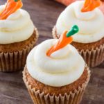 If you love carrot cake - then you definitely need to try these carrot cake cupcakes with cream cheese frosting. They're moist, have a delicate cupcake crumb, and lots of delicious frosting. 