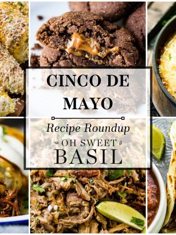 a collage of cinco de mayo recipes