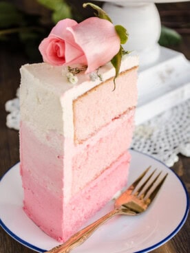Strawberry Pink Ombre Cake Recipe