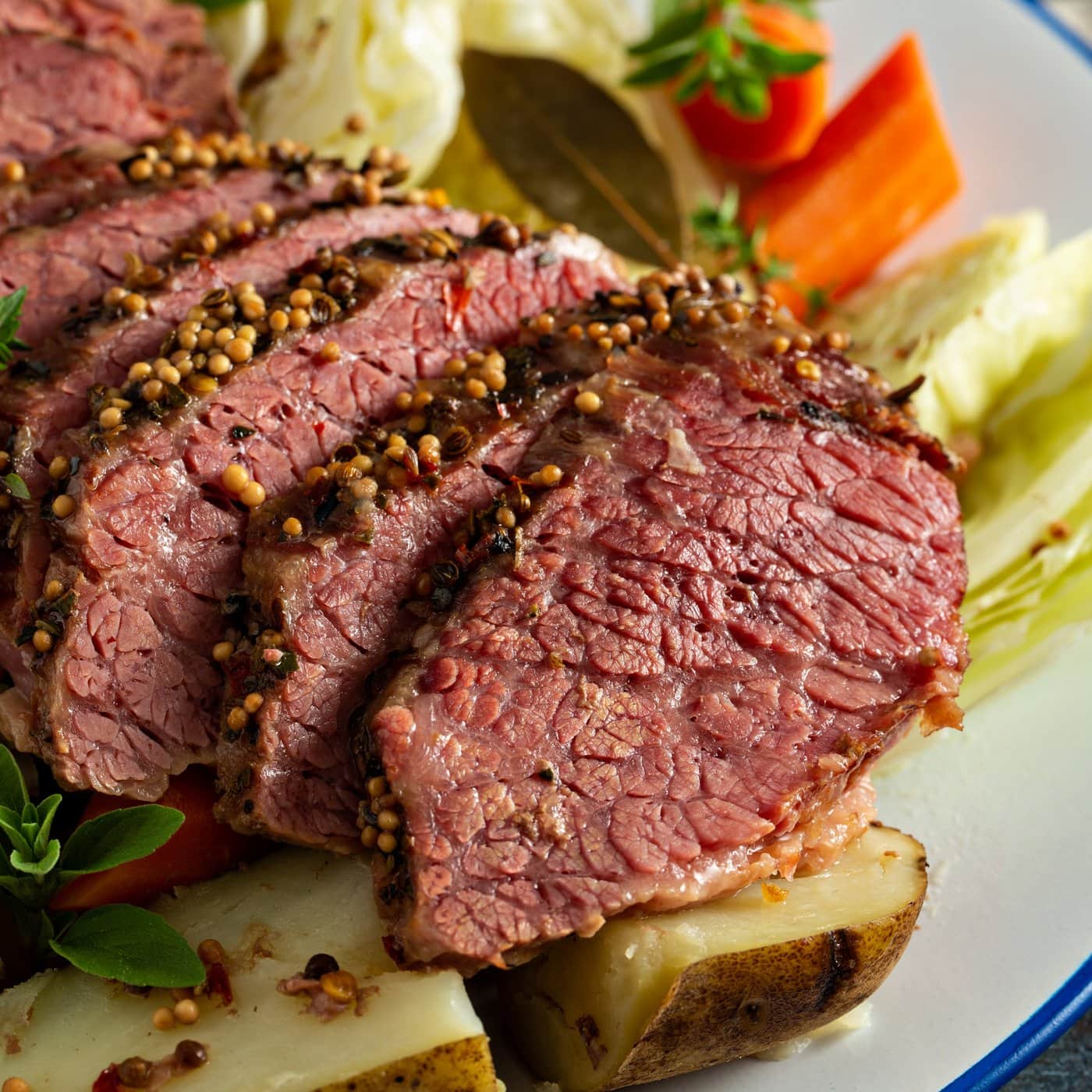 Slow Cooker Corned Beef And Cabbage