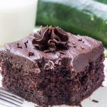 This Double Chocolate Zucchini Cake is super moist & extra chocolate-y. Then topped with creamy chocolate frosting - it's the perfect double dose of chocolate.
