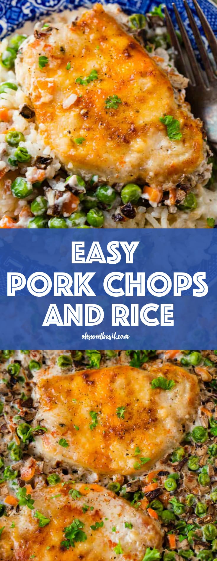 Easy Pork Chops and Rice Oh Sweet Basil