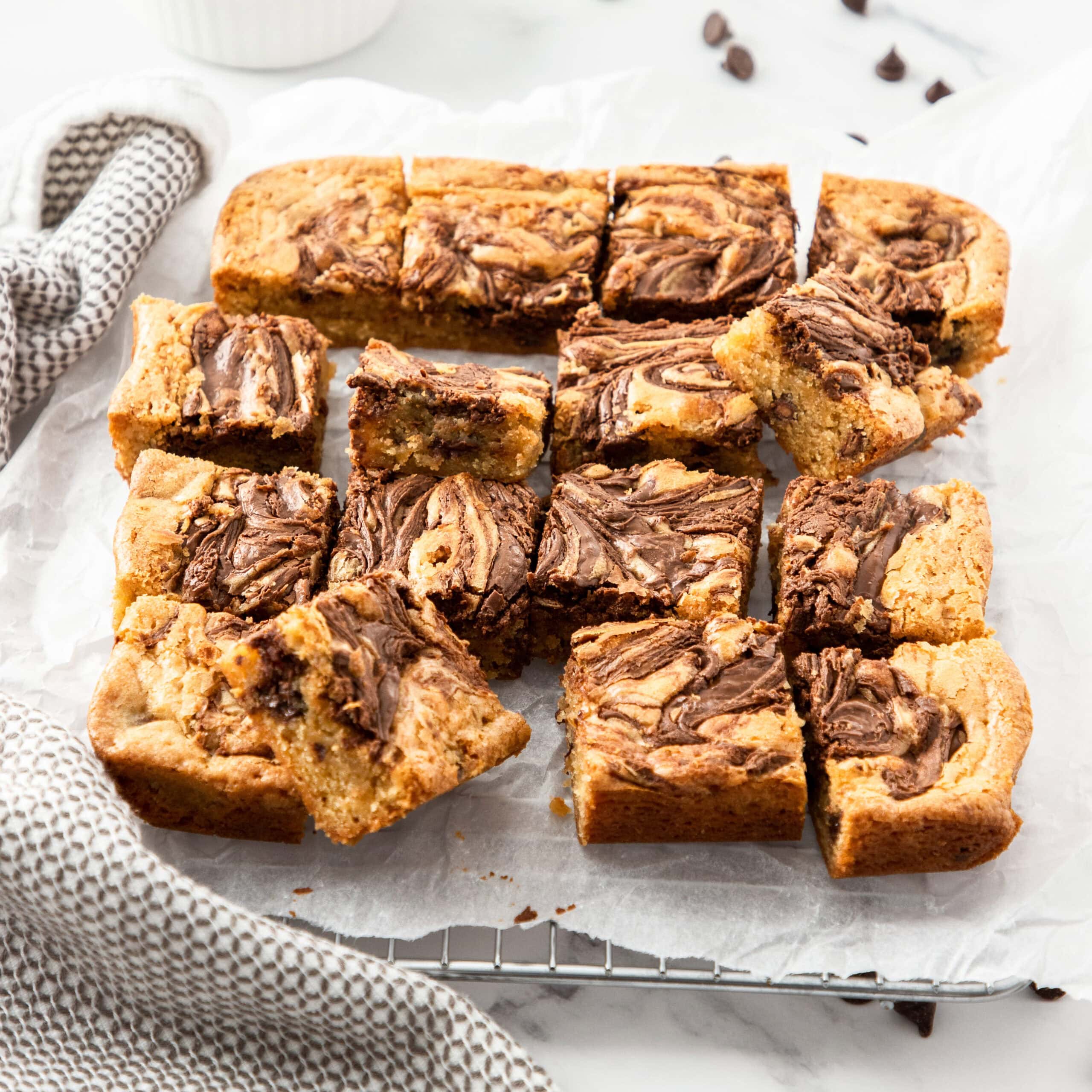 Nutella Blondies