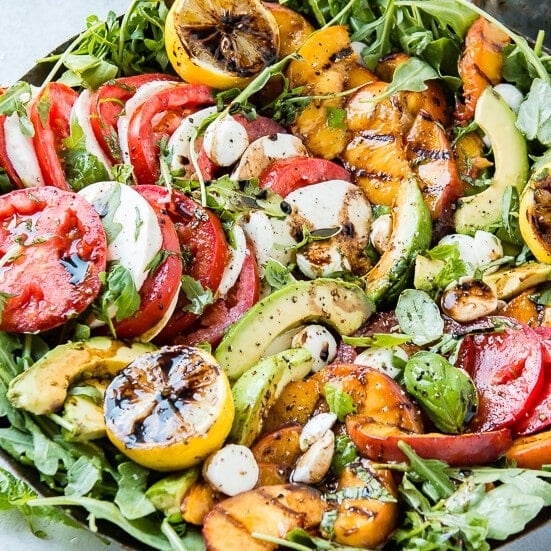 Peach Caprese Salad