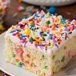 Homemade Funfetti Cake ohsweetbasil.com